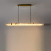 WOMO Länglicher LED Kronleuchter Esstisch-WM2833