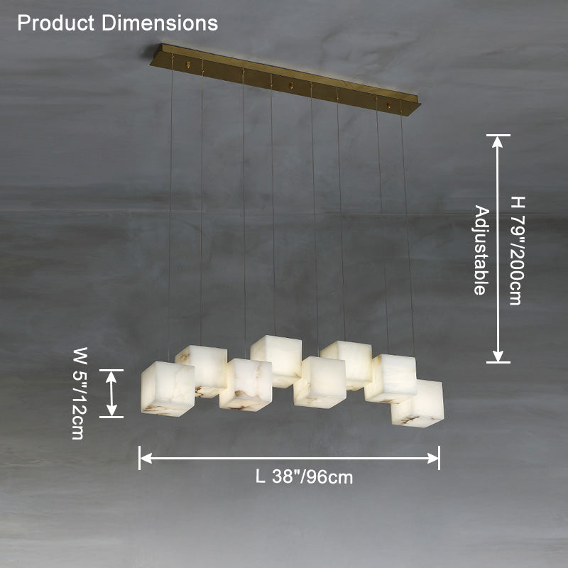 WOMO Cubic Suspension Décalée Albâtre-WM2852
