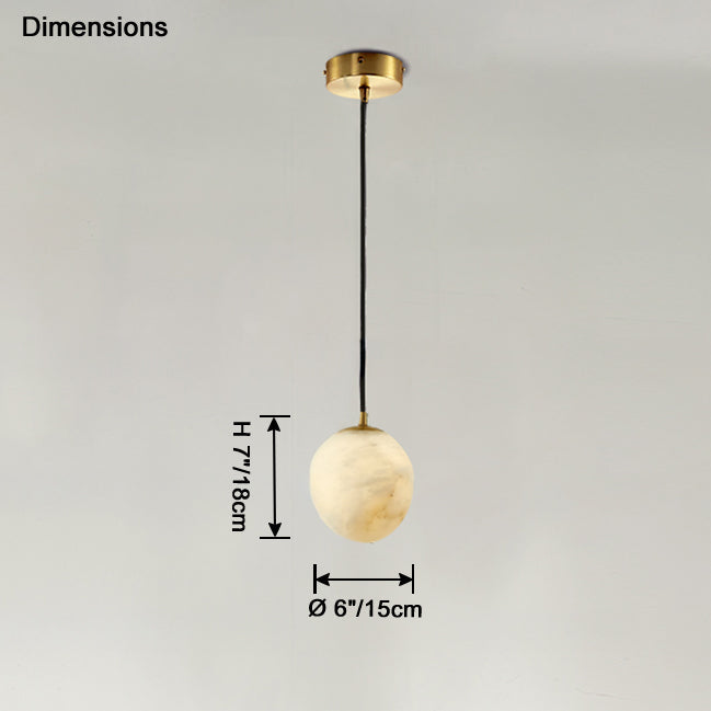 WOMO Suspension en Albâtre Irrégulier - WM2868