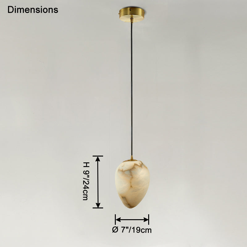 WOMO Suspension en Albâtre Irrégulier - WM2868