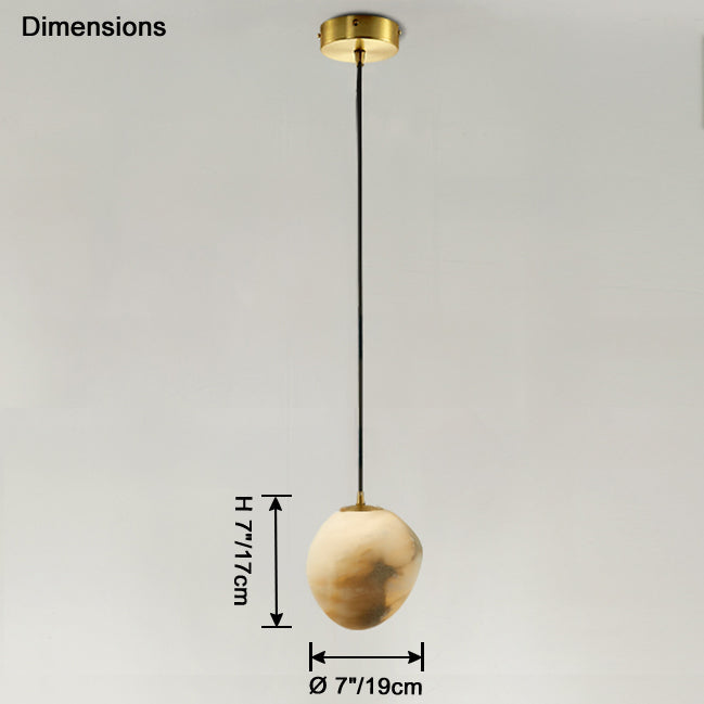 WOMO Suspension en Albâtre Irrégulier - WM2868