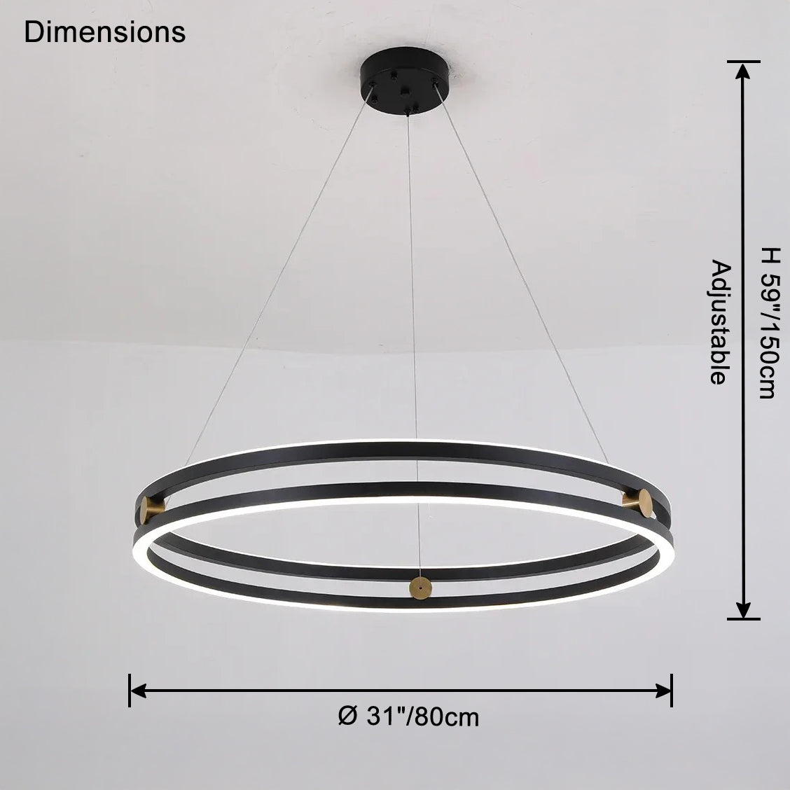 WOMO Lustre LED circulaire-WM2888