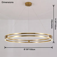 WOMO Lustre LED circulaire-WM2888