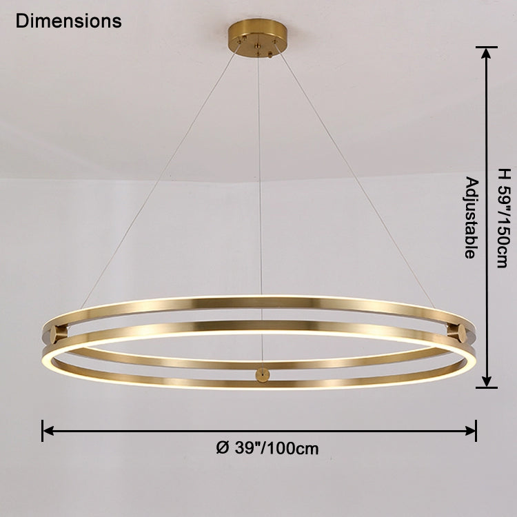 WOMO Lustre LED circulaire-WM2888