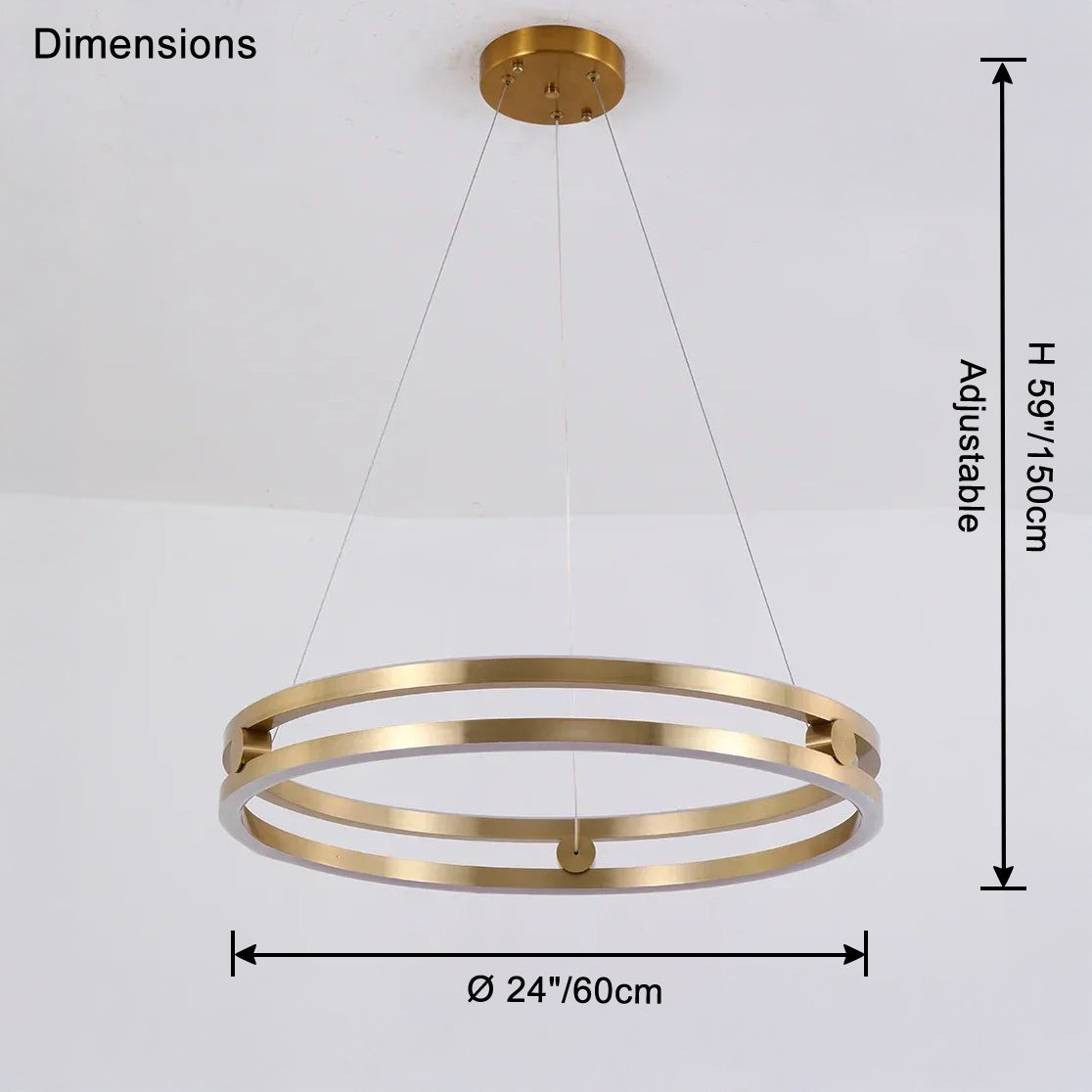 WOMO Lustre LED circulaire-WM2888