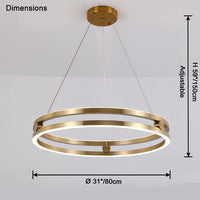 WOMO Lustre LED circulaire-WM2888