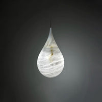 WOMO Alabaster-Tropfen Pendelleuchte-WM2901