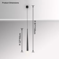 WOMO Röhren-Linear-Kronleuchter - WM2909
