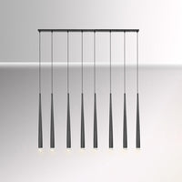 WOMO Röhren-Linear-Kronleuchter - WM2909