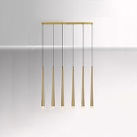 WOMO Röhren-Linear-Kronleuchter - WM2909
