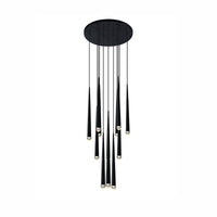 Lustre à tubes en cascade WOMO-WM2914