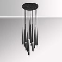 Lustre à tubes en cascade WOMO-WM2914