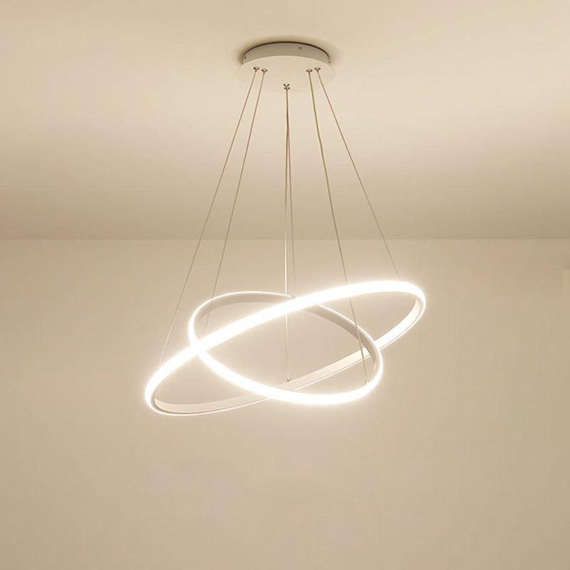 WOMO 3er Kronleuchter LED Ring-WM2006