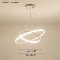 WOMO 3er Kronleuchter LED Ring-WM2006