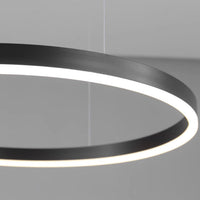 WOMO Living Room Pendant Lamp Chandelier Ring with Remote Control-WM2003