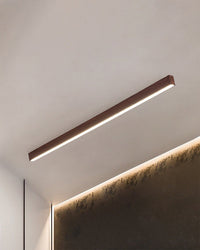 WOMO Lineare LED Deckenleuchte Flur Lang Schmal Metall-WM1003