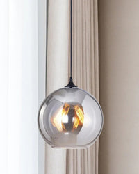 WOMO Pendelleuchte mit farbigem Glaskugel-WM2500