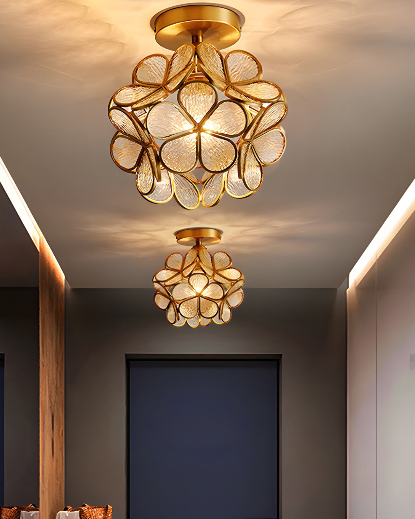 WOMO Tiffany Ceiling Lamp Floral-WM1128