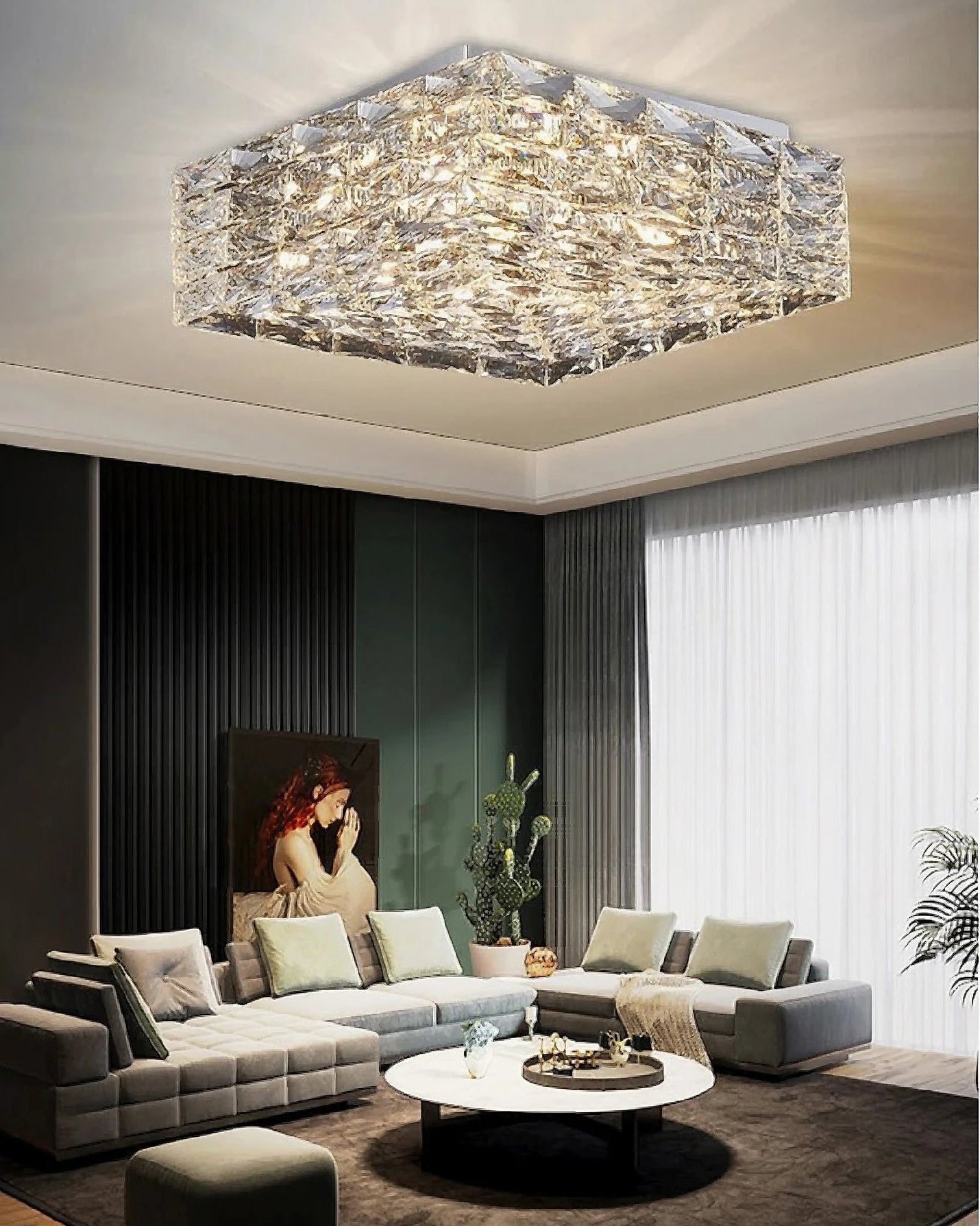 WOMO Square Crystal Recessed Light – WM1130