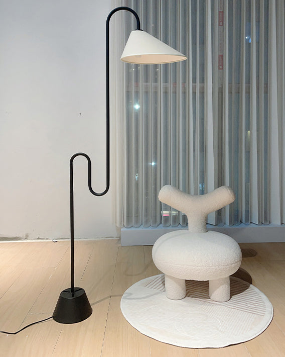 WOMO Stoff-Schwanenhals-Stehlampe-WM7096