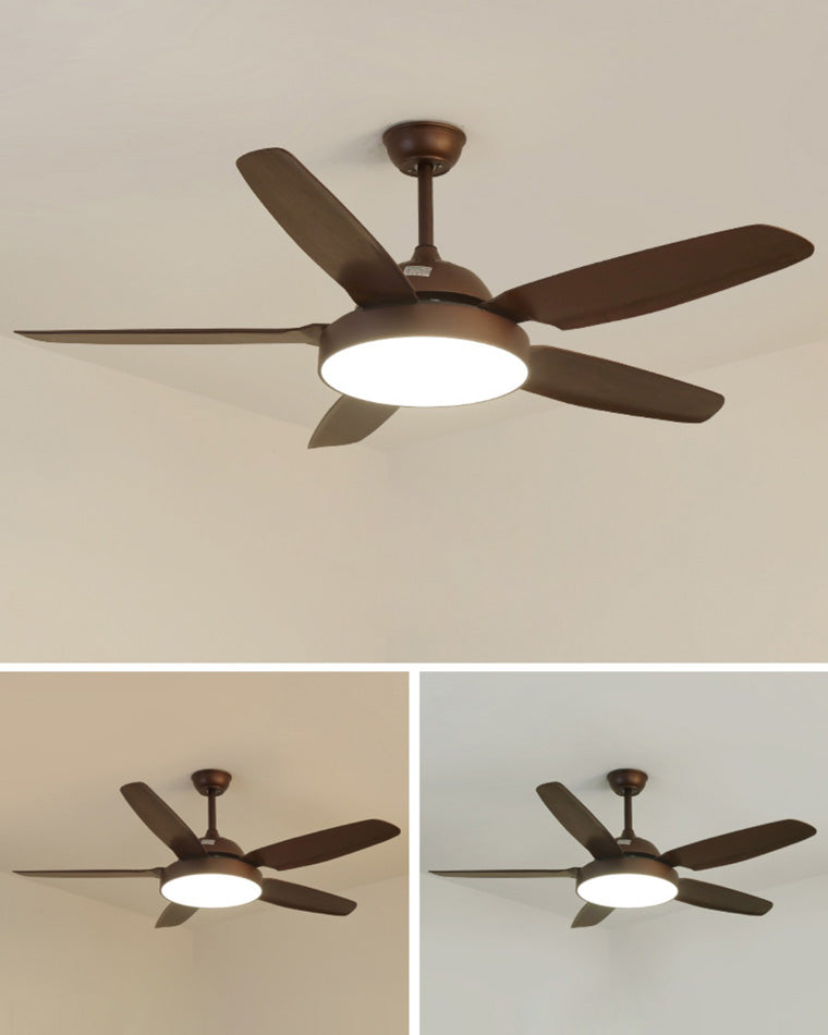 WOMO 5-Blatt-Deckenventilator mit Lampe - WM5101
