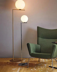 WOMO Glass Sphere Floor Lamp - WM7128