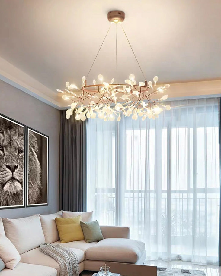 WOMO Design Kronleuchter Rund Wohnzimmer-WM2435