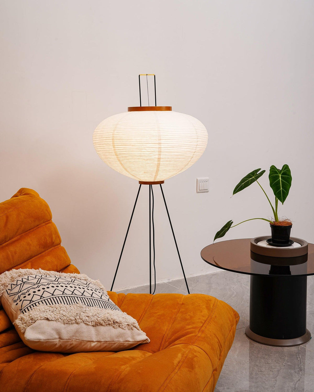 WOMO Lanterne trépied tissu lampadaire-WM7090