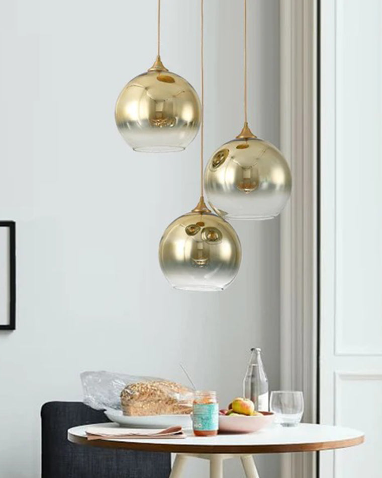 Suspension WOMO avec boule en verre coloré WM2500