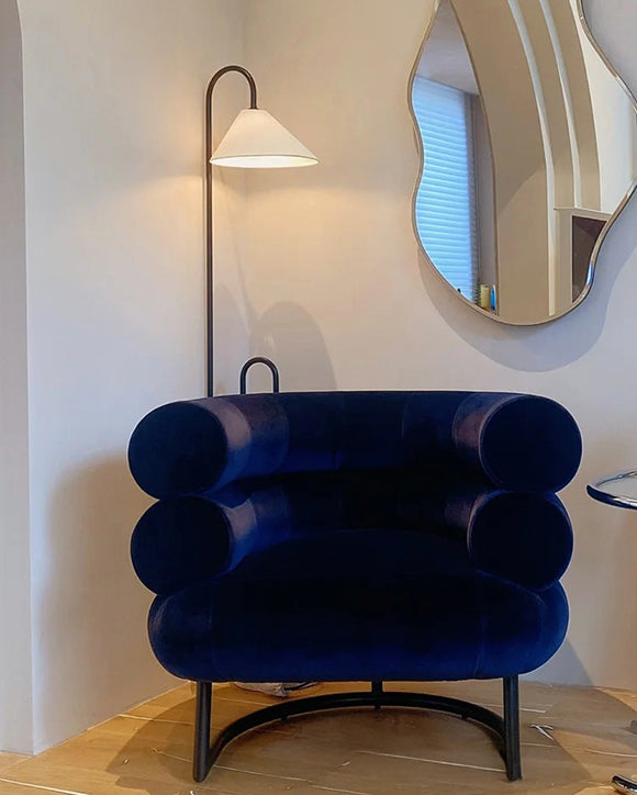 WOMO Stoff-Schwanenhals-Stehlampe-WM7096