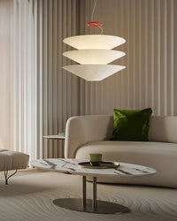 WOMO Layered Cone Rice Paper Pendant Lamp - WM2775