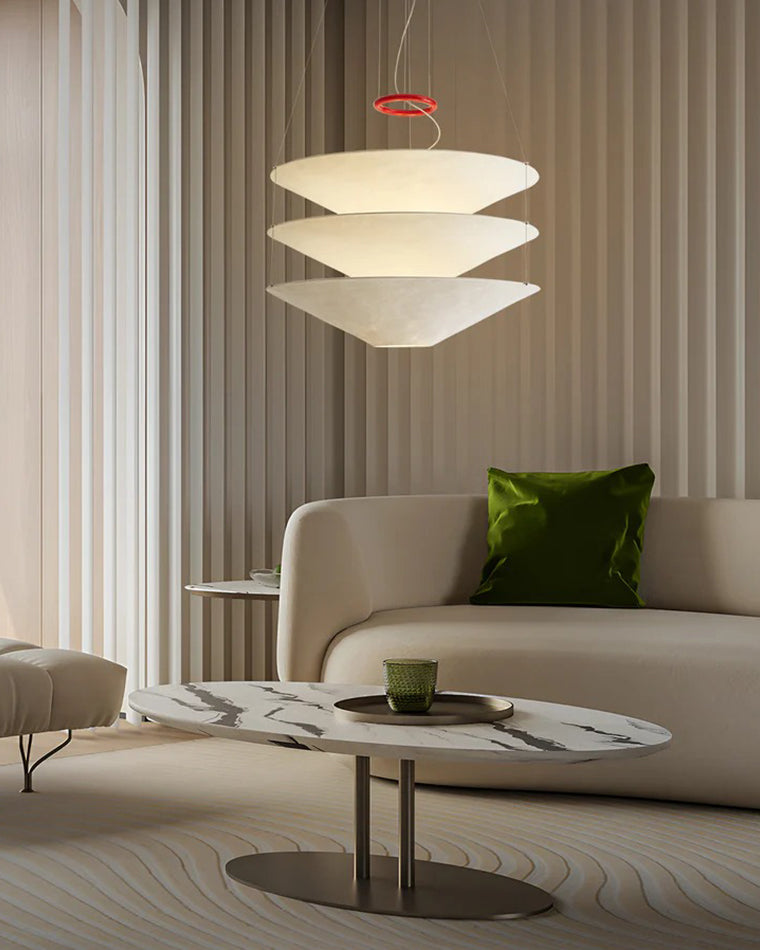 WOMO Couches Conique en papier de riz Suspension-WM2775