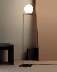 WOMO Glass Sphere Floor Lamp - WM7128