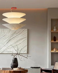 WOMO Layered Cone Rice Paper Pendant Lamp - WM2775