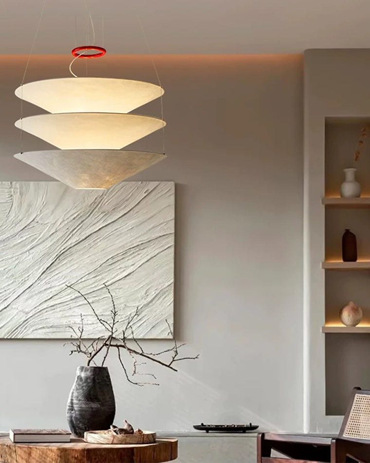 WOMO Couches Conique en papier de riz Suspension-WM2775