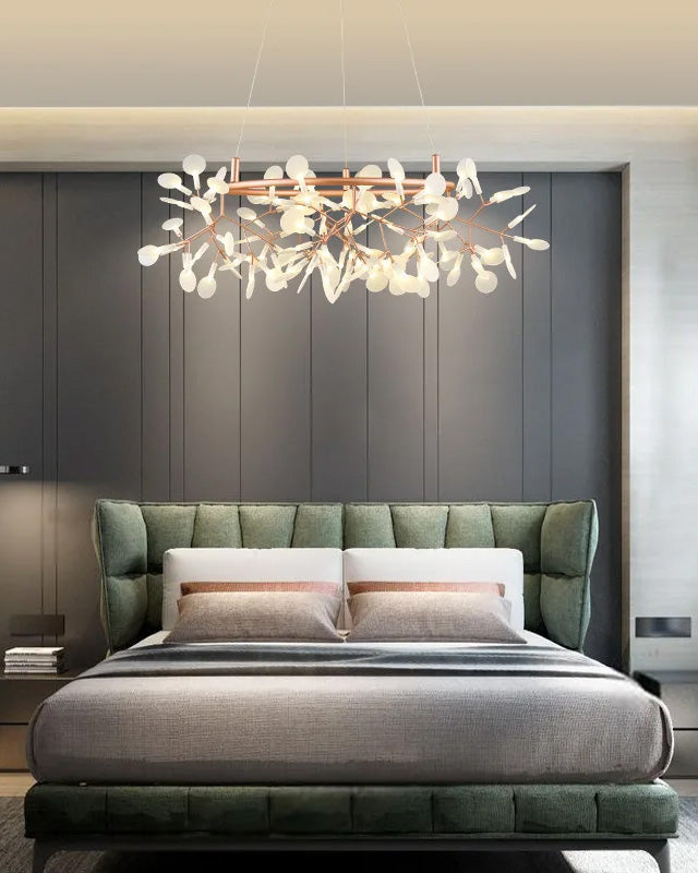 WOMO Design Kronleuchter Rund Wohnzimmer-WM2435