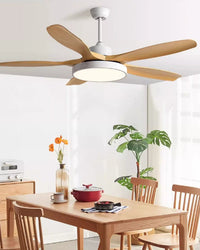 WOMO 5-Blatt-Modern-Deckenventilator-Leuchte-WM5129