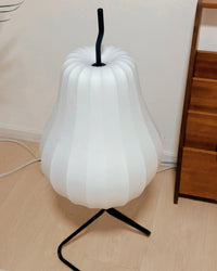 WOMO Lampe à poser en soie forme poire -WM7126