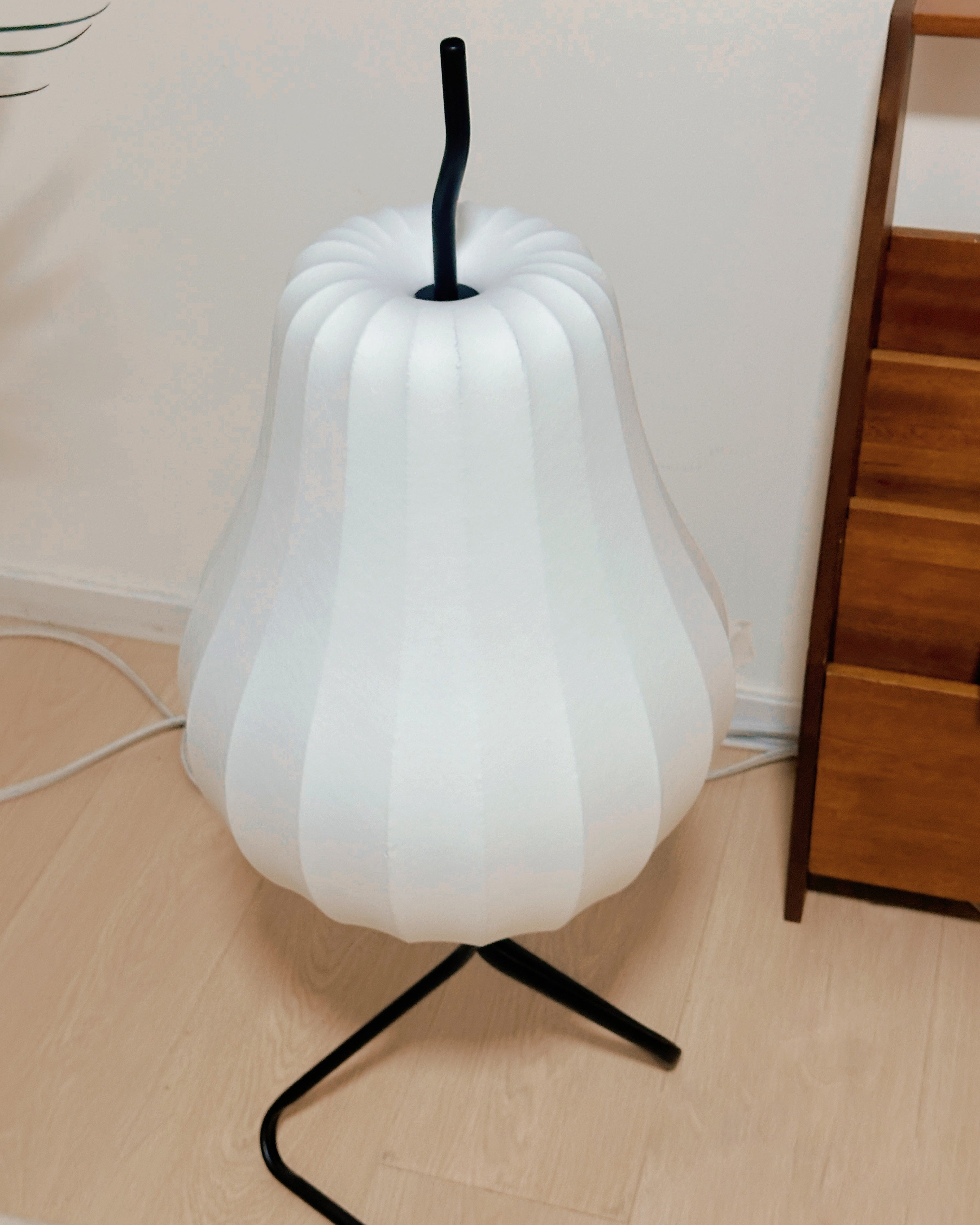 WOMO Birnenlaterne Seiden-Stehlampe-WM7126