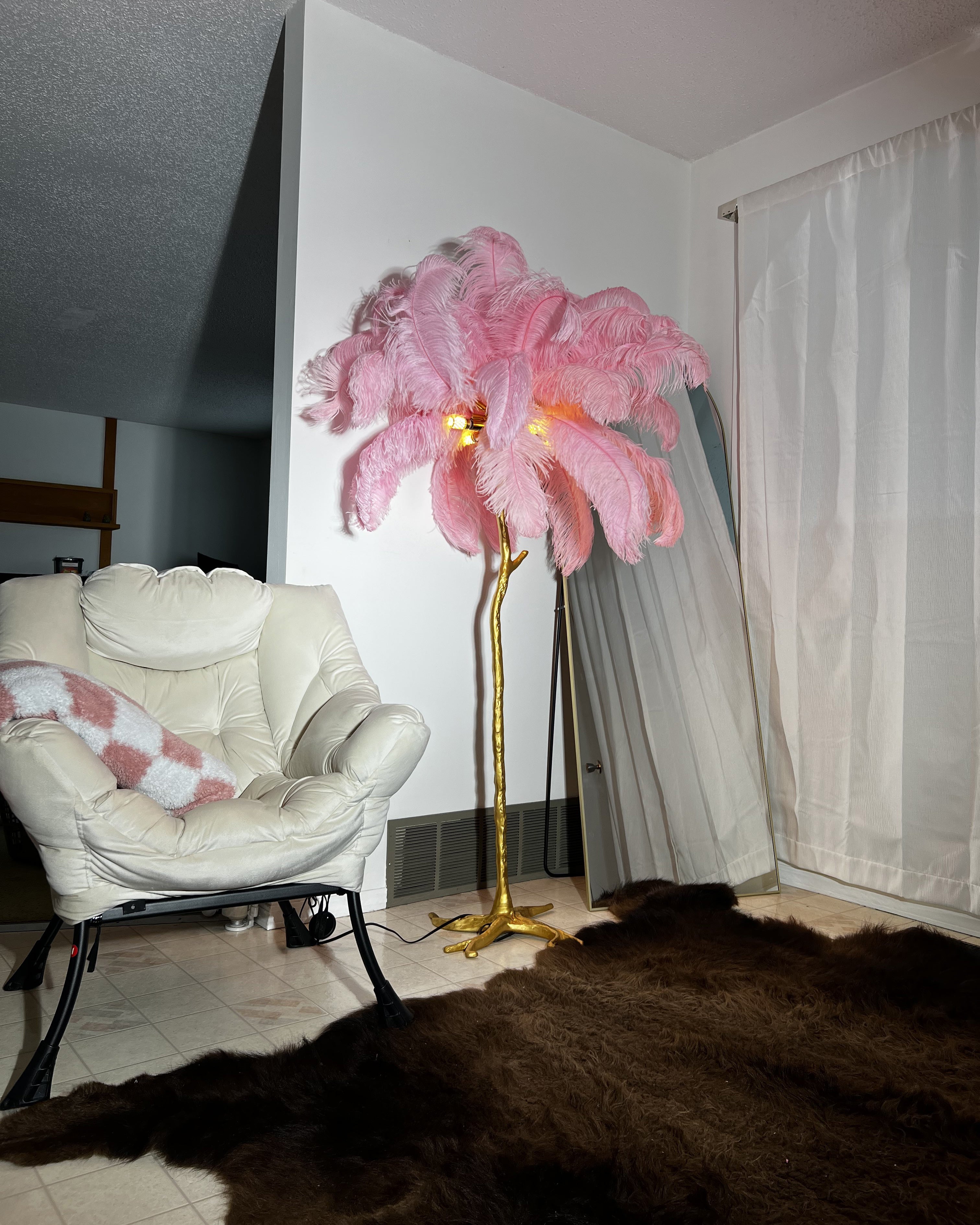 WOMO Fan Palm Floor Lamp -WM7000