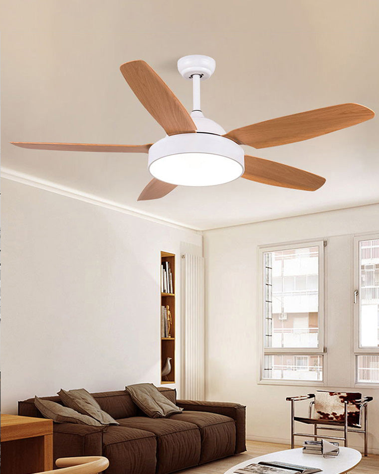 WOMO 5-Blatt-Deckenventilator mit Lampe - WM5101
