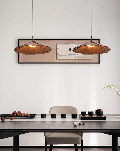 WOMO Petal Wood Pendant Light-WM2525