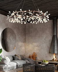 WOMO Design Kronleuchter Rund Wohnzimmer-WM2435