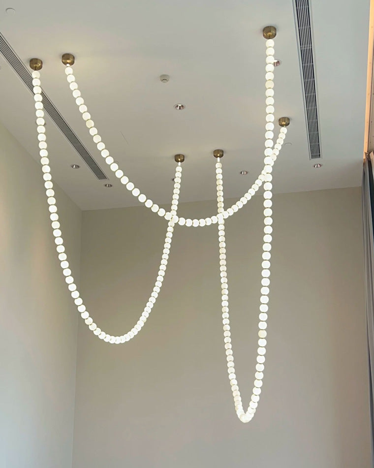 WOMO X-Pearl Halsketten-Kronleuchter-WM2799