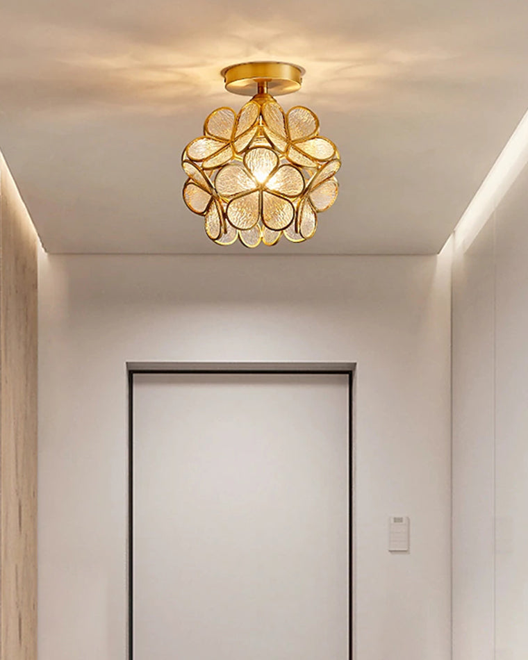 WOMO Tiffany Ceiling Lamp Floral-WM1128
