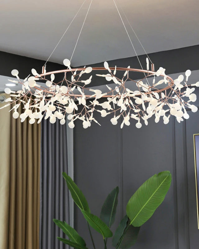 WOMO Design Kronleuchter Rund Wohnzimmer-WM2435