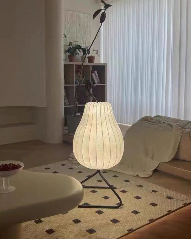 WOMO Birnenlaterne Seiden-Stehlampe-WM7126