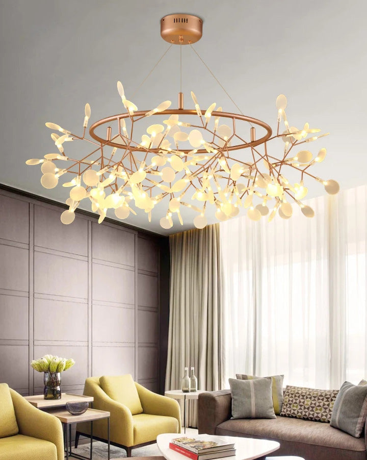 WOMO Design Kronleuchter Rund Wohnzimmer-WM2435