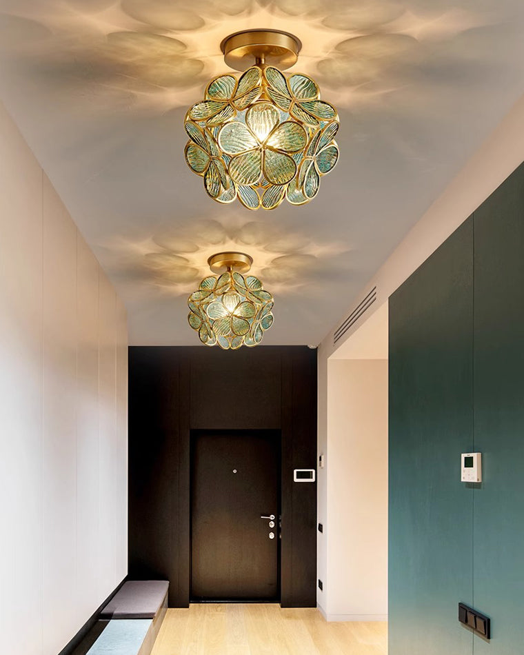 WOMO Tiffany Ceiling Lamp Floral-WM1128