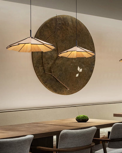 WOMO Petal Wood Pendant Light-WM2525